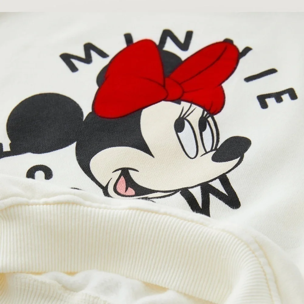 Zara Minnie Mouse Sweatshirt And Leggings Set